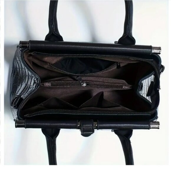 NWT Gradient Purple Pink Handbag Purse Shoulder Strap Crossbody Versatile Gatory - Picture 3 of 10